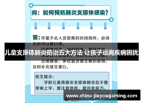 儿童支原体肺炎防治五大方法 让孩子远离疾病困扰